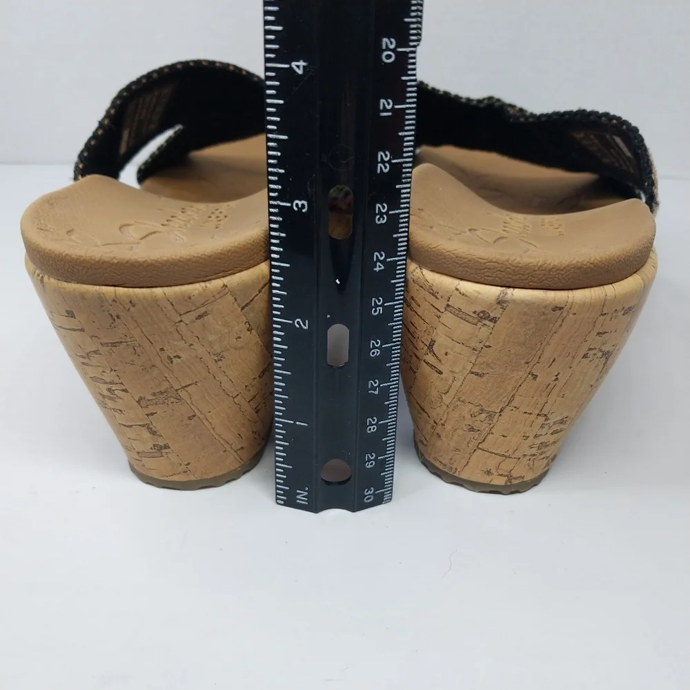 Skechers Beverly Delighted Womens 10 Luxe Foam Rainbow Woven Open Toe Sandals - Picture 7 of 9